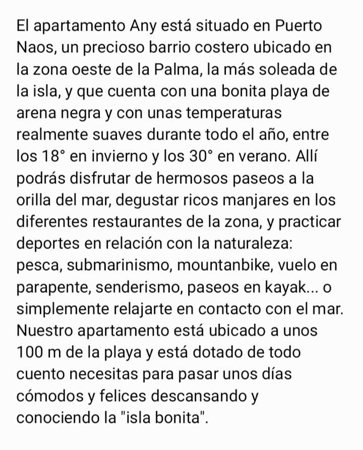 Puerto De Naos Apartamento Any מראה חיצוני תמונה